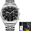2020 LIGE Mens Watches Top Brand Luxury Waterproof 24 Hour Date Quartz Clock  Male Leather Sport Wrist Watch Relogio Masculino Getbrewtaps.com