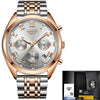 2020 LIGE Mens Watches Top Brand Luxury Waterproof 24 Hour Date Quartz Clock  Male Leather Sport Wrist Watch Relogio Masculino Getbrewtaps.com