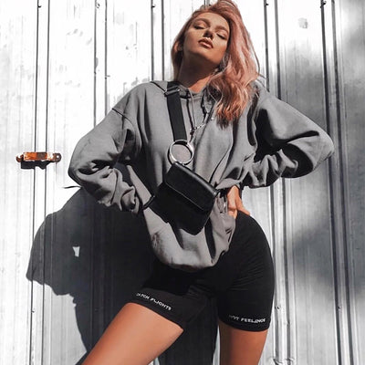High Waist 2019  Fashionshorts women sexy biker shorts fitness korean casual sexy short cotton black Athleisure Cycling Shorts Getbrewtaps.com
