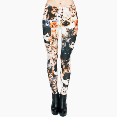 Brands Women Fashion Legging Aztec Round Ombre Printing leggins Slim High Waist  Leggings Woman Pants Getbrewtaps.com