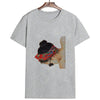 Plus Size Women Summer Vogue Print Lady Casual T-shirt Tops Harajuku Streetwear Short Sleeve O-Neck Tops Tees Camisetas Mujer Getbrewtaps.com