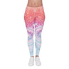 Brands Women Fashion Legging Aztec Round Ombre Printing leggins Slim High Waist  Leggings Woman Pants Getbrewtaps.com