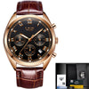 2020 LIGE Mens Watches Top Brand Luxury Waterproof 24 Hour Date Quartz Clock  Male Leather Sport Wrist Watch Relogio Masculino Getbrewtaps.com