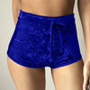 S-XL women velvet drawstring shorts plus size casual high waist 2018 winter sexy skinny booty shorts feminine Getbrewtaps.com