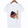 Plus Size Women Summer Vogue Print Lady Casual T-shirt Tops Harajuku Streetwear Short Sleeve O-Neck Tops Tees Camisetas Mujer Getbrewtaps.com