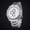 2019 Fashion Silver Stainless Steel Mens Watches Top Brand Luxury Watch Men Sport Clock Man Casual Wristwatch Relogio Masculino Getbrewtaps.com