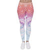 Brands Women Fashion Legging Aztec Round Ombre Printing leggins Slim High Waist  Leggings Woman Pants Getbrewtaps.com