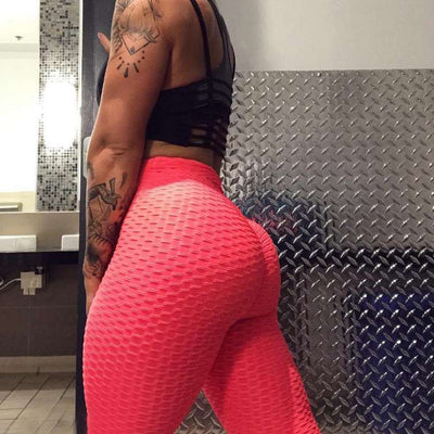 2020 New Bumps Style Leggings Put Hip Fold Elastic High Waist Legging Breathable Slim Pants indoor Sports Getbrewtaps.com