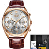 2020 LIGE Mens Watches Top Brand Luxury Waterproof 24 Hour Date Quartz Clock  Male Leather Sport Wrist Watch Relogio Masculino Getbrewtaps.com