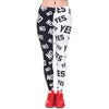 Brands Women Fashion Legging Aztec Round Ombre Printing leggins Slim High Waist  Leggings Woman Pants Getbrewtaps.com