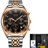 2020 LIGE Mens Watches Top Brand Luxury Waterproof 24 Hour Date Quartz Clock  Male Leather Sport Wrist Watch Relogio Masculino Getbrewtaps.com