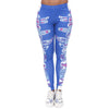 Brands Women Fashion Legging Aztec Round Ombre Printing leggins Slim High Waist  Leggings Woman Pants Getbrewtaps.com