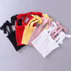 2020 New Summer Autumn Tube Crop top Women Bow Tie Strap Ruched tank Top Lettuce Edge Elastic Camis 5 colors Getbrewtaps.com