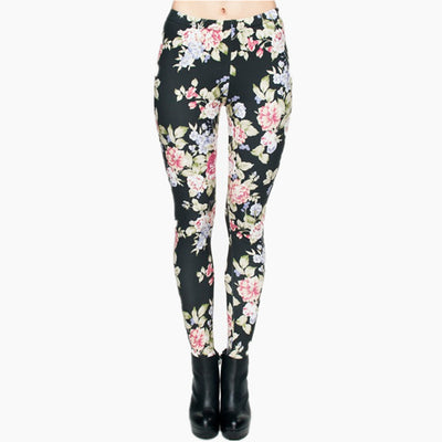 Brands Women Fashion Legging Aztec Round Ombre Printing leggins Slim High Waist  Leggings Woman Pants Getbrewtaps.com