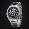 2019 Fashion Silver Stainless Steel Mens Watches Top Brand Luxury Watch Men Sport Clock Man Casual Wristwatch Relogio Masculino Getbrewtaps.com