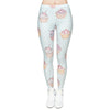 Brands Women Fashion Legging Aztec Round Ombre Printing leggins Slim High Waist  Leggings Woman Pants Getbrewtaps.com