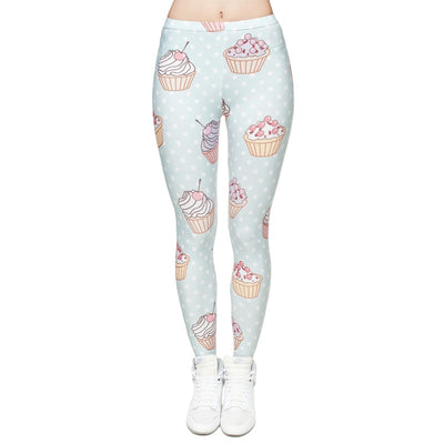 Brands Women Fashion Legging Aztec Round Ombre Printing leggins Slim High Waist  Leggings Woman Pants Getbrewtaps.com