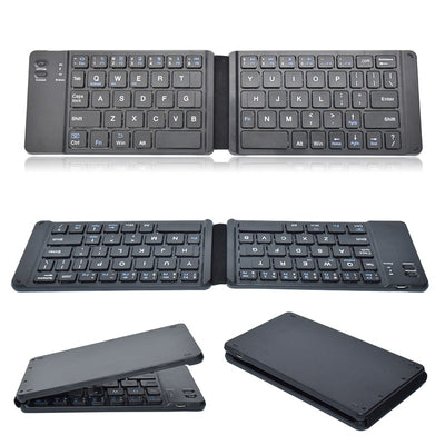 Light-Handy Bluetooth Folding Mini Backlit Keyboard Foldable Wireless Keypad For IOS/Android/Windows Ipad Tablet Laptop Computer eprolo