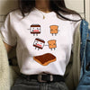 Nutella Kawaii Print T Shirt Women 90s Harajuku Ullzang Fashion T-shirt Graphic Cute Cartoon Tshirt Korean Style Top Tees Female Getbrewtaps.com