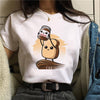 Nutella Kawaii Print T Shirt Women 90s Harajuku Ullzang Fashion T-shirt Graphic Cute Cartoon Tshirt Korean Style Top Tees Female Getbrewtaps.com
