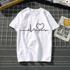 Women's t-shirt Harajuku love t shirt women feminina ladies Than heart ulzzang graphic t shirts women 2019 summer femme clothes Getbrewtaps.com
