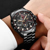 2020 LIGE Fashion Mens Watches Stainless Steel Top Brand Luxury Sport Chronograph Quartz Watch Men Black Watch Relogio Masculino Getbrewtaps.com
