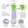 Portable Vegetable Slicer Handheld Spiralizer Peeler Spiral Slicer Stainless Steel for Potatoes Spaghetti Kitchen Accessories eprolo