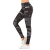 Brand Sexy Women Legging leaf Printing Fitness leggins Fashion Slim legins High Waist Leggings Woman Pants Getbrewtaps.com