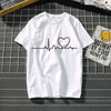 Women's t-shirt Harajuku love t shirt women feminina ladies Than heart ulzzang graphic t shirts women 2019 summer femme clothes Getbrewtaps.com
