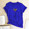 Hillbilly Women Bee Kind T-shirt Aesthetics Graphic Short Sleeve Cotton Polyester T Shirts Female Camisetas Verano Mujer 2020 Getbrewtaps.com