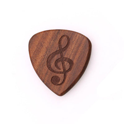Solid Wood Guitar Picks Acoustic Electric Bass Plectrum Mediator Musical Instrument Thickness 2.5mm For Acoustic Electric Guitar eprolo