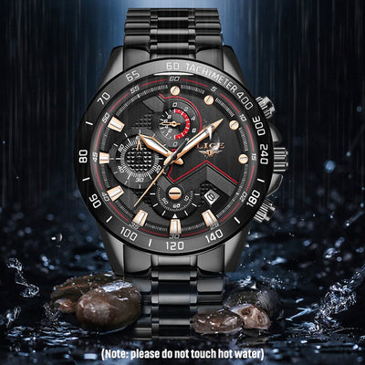 2020 LIGE Fashion Mens Watches Stainless Steel Top Brand Luxury Sport Chronograph Quartz Watch Men Black Watch Relogio Masculino Getbrewtaps.com