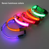 Nylon LED Pet Dog Collar,Night Safety Flashing Glow In The Dark Dog Leash,Dogs Luminous Fluorescent Collars Pet Supplies 4.7 eprolo