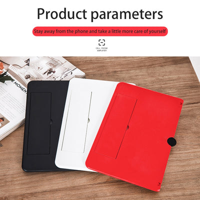 3D Phone Screen Magnifier Amplifier Folding Design HD Video Magnifying Glass Watch 3d Movies Smart Phone Bracket Holder 12inch eprolo
