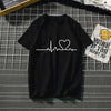 Women's t-shirt Harajuku love t shirt women feminina ladies Than heart ulzzang graphic t shirts women 2019 summer femme clothes Getbrewtaps.com