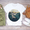 Women 2020 Summer Short Sleeve Floral Flower Fashion Lady T-shirts Top T Shirt Ladies Womens Graphic Female Tee T-Shirt Getbrewtaps.com
