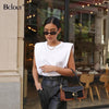 Spring Summer White Loose Sleeveless Top Women O Neck Camis Casual Basic Sport Vest Tops Female Streetwear Tank Tops Knitte 2020 Getbrewtaps.com
