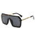 MINCL Oversized Shield Visor Sunglasses Women Large Size Sunglasses Men Transparent Frame Vintage Big Windproof Retro Glasses NX eprolo