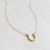 Horseshoe Necklace Women Jewelry Horse Hoof Necklaces Cute U Necklace Small Simple Paw Necklaces eprolo