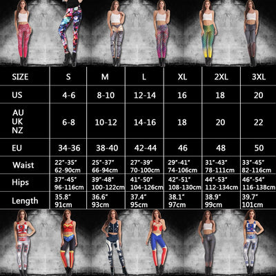 2020 New Design Leggings Women Skull Head Digital Print Rose Fitness Leggins Plus Size Elastic Workout Pants Legins eprolo