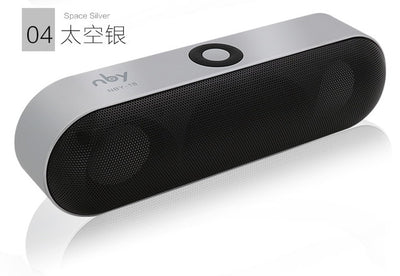 NBY-18 Mini Bluetooth Speaker Portable Wireless Speaker Sound System 3D Stereo Music Surround Support Bluetooth,TF AUX USB eprolo