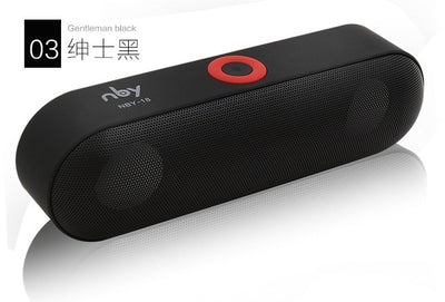 NBY-18 Mini Bluetooth Speaker Portable Wireless Speaker Sound System 3D Stereo Music Surround Support Bluetooth,TF AUX USB eprolo