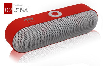 NBY-18 Mini Bluetooth Speaker Portable Wireless Speaker Sound System 3D Stereo Music Surround Support Bluetooth,TF AUX USB eprolo