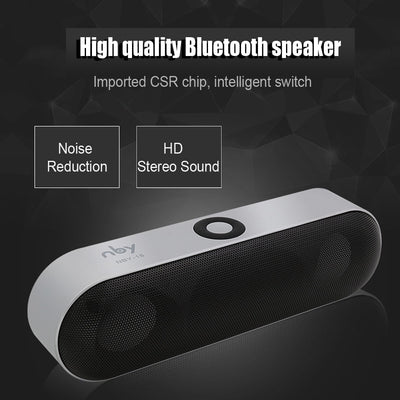 NBY-18 Mini Bluetooth Speaker Portable Wireless Speaker Sound System 3D Stereo Music Surround Support Bluetooth,TF AUX USB eprolo