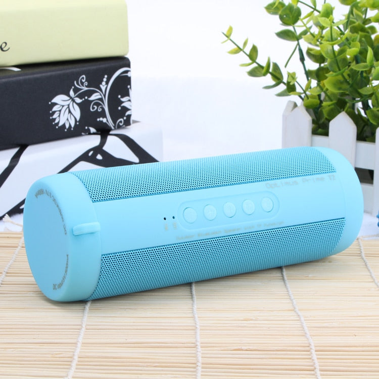 T2 Bluetooth Speaker Waterproof Portable Outdoor Wireless Mini Column Box Speaker Support TF card FM Stereo Hi-Fi Boxes eprolo