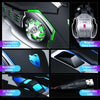 Pro Gamer Gaming Mouse 8D 3200DPI Adjustable Wired Optical LED Computer Mice USB Cable Silent Mouse for laptop PC eprolo