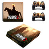 Red Dead Redemption 2 PS4 Slim Skin Sticker Decal Vinyl for Sony Playstation 4 Console and 2 Controllers PS4 Slim Skin Sticker eprolo