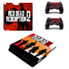 Red Dead Redemption 2 PS4 Slim Skin Sticker Decal Vinyl for Sony Playstation 4 Console and 2 Controllers PS4 Slim Skin Sticker eprolo