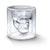 Skull Shot Glass Crystal Glasses,Double Layer Transparent Skull Pirate Shotglasses Drink Cocktail Creative Beer Cup eprolo