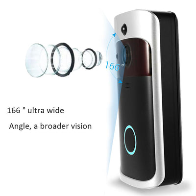 Smart Wireless WiFi Security DoorBell Visual Recording Consumption Remote Home Monitoring Night Vision Smart Video Door Phone eprolo